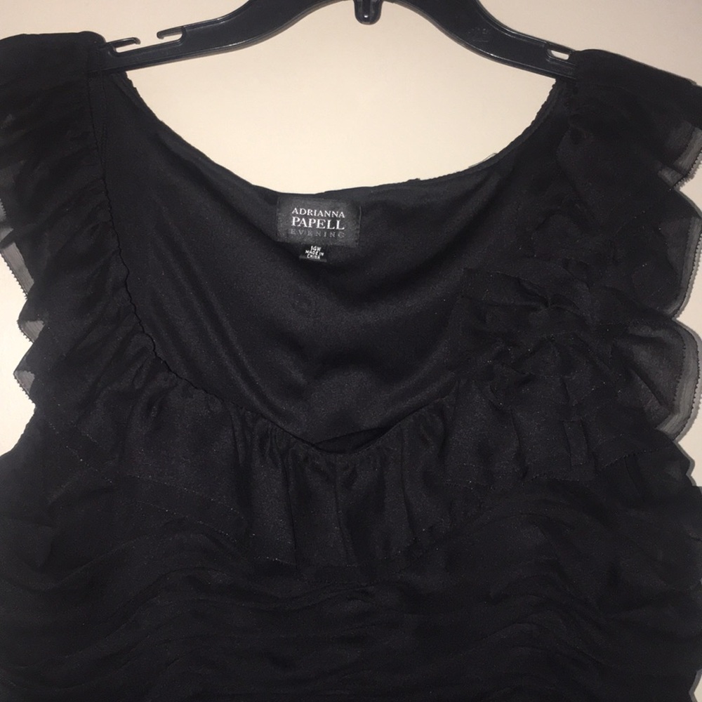 Black Adrianna papell evening dress